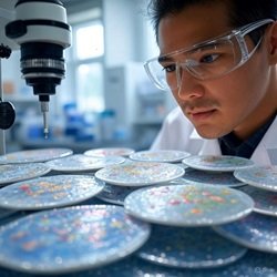 Biochemical analysis to identify culture plates
